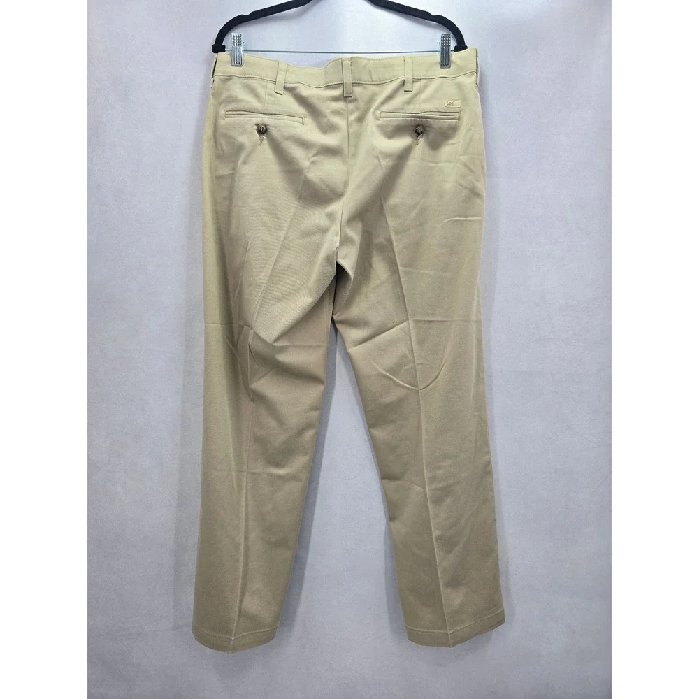 Lee Straight Fit Mens Tan Chino Business Casual Work Utility Office Pants 34x30